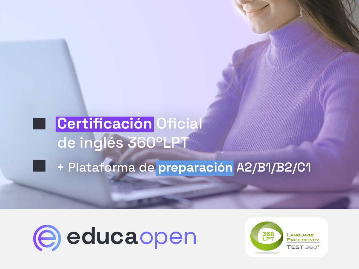 Certificado Oficial de Inglés 360ºLPT + Preparación