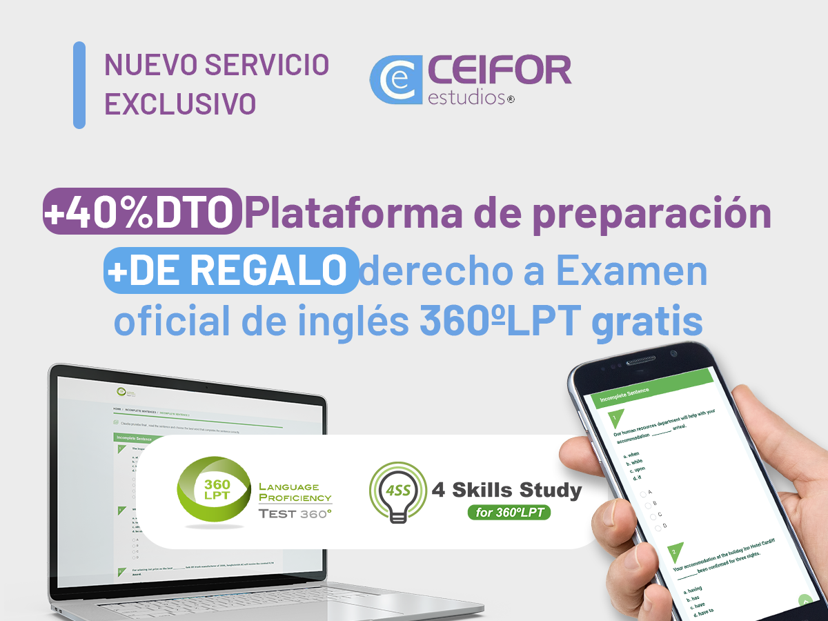 Servicio exclusivo para CEIFOR Estudios