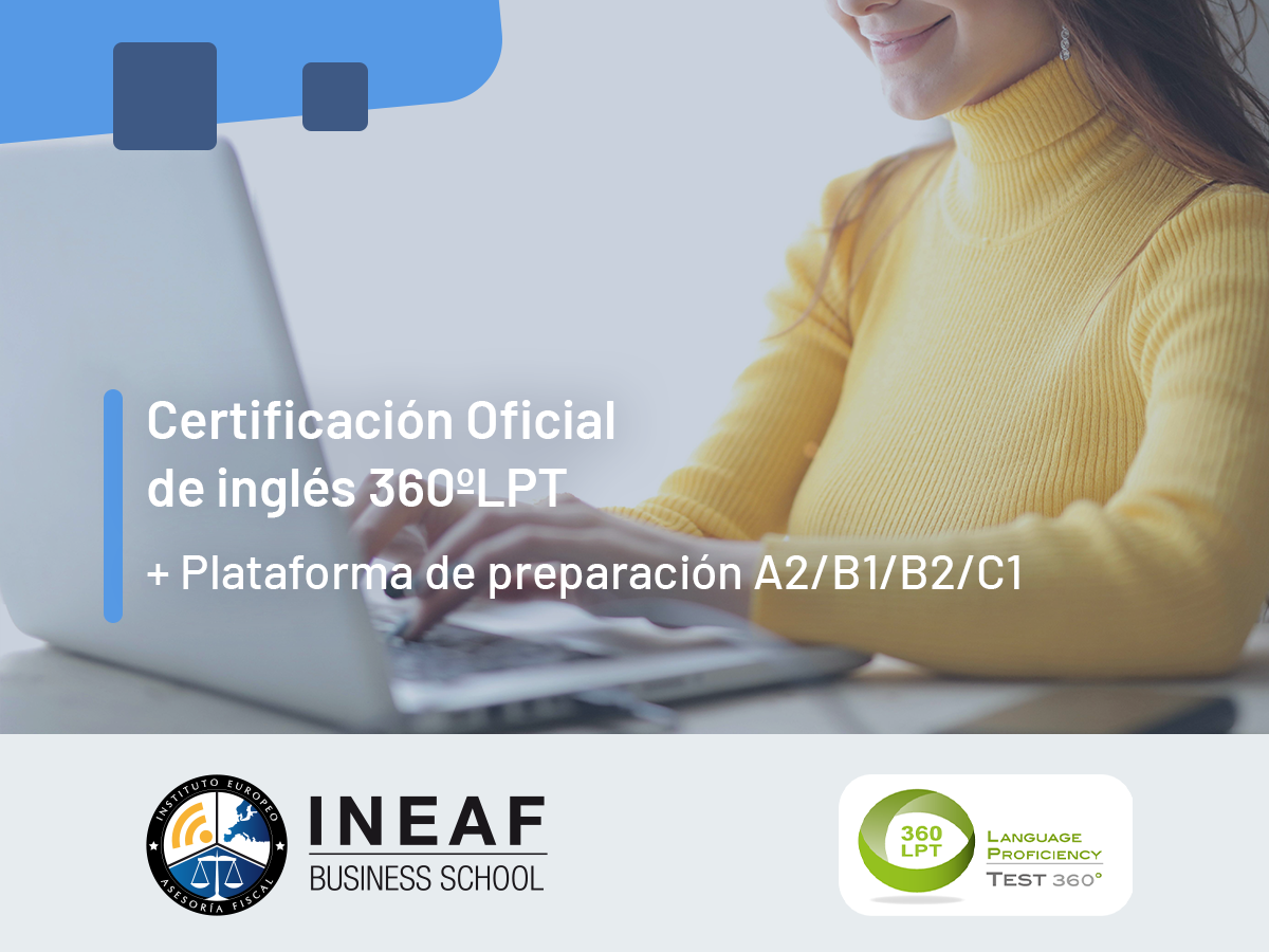 Certificado Oficial de Inglés 360ºLPT + Preparación